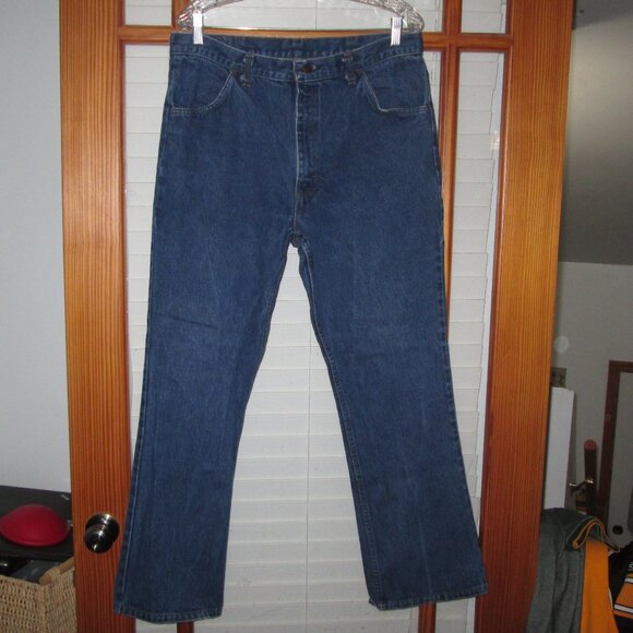 Genuine Sears Roebucks Jeans Men's 33 X 31 USA Made Vintage - Picture 1 of 8